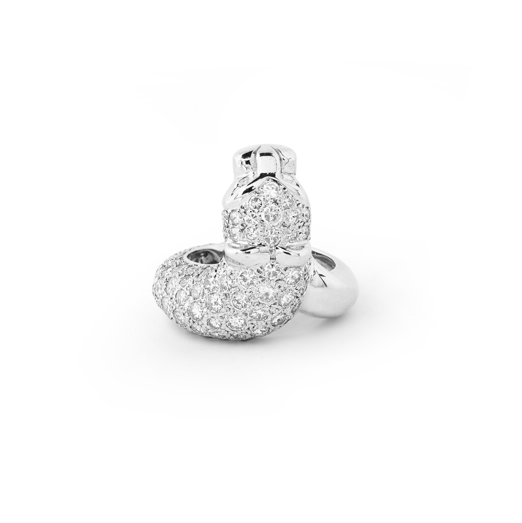 View full screen - View 1 of Lot 86. BAGUE DIAMANTS | DIAMOND RING.