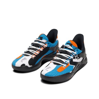 View full screen - View 1 of Lot 2. Shai Gilgeous-Alexander Oklahoma City Thunder 2024-2025 Game Issued and Signed Sneakers | To The Max Foundation .