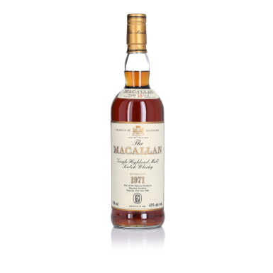 View full screen - View 1 of Lot 1009. The Macallan 18 Year Old Opimian Society 43.0 abv 1971 (1 bt 75cl).