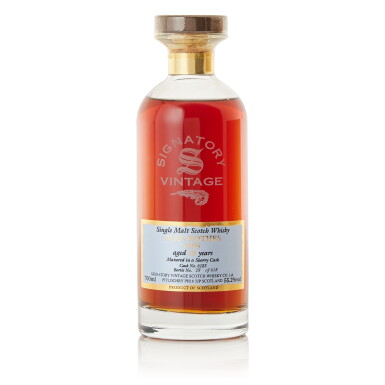 View full screen - View 1 of Lot 9514. Glenrothes Signatory Vintage 18 Year Old Cask #6183 55.2 abv 1995 (1 BT70).