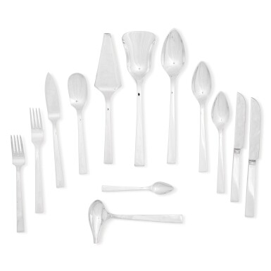 View full screen - View 1 of Lot 99. A German silver flatware service, Robbe & Berking, 20th century.