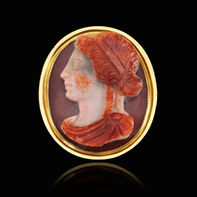 View full screen - View 1 of Lot 8. Cameo with an Empress .