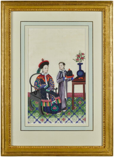 View full screen - View 1 of Lot 2. A set of ten Chinese school paintings 19th Century.