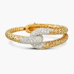 Gold and Diamond Bangle | 卡地亞 | K金 配 鑽石 手鐲