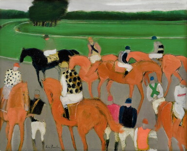 View full screen - View 1 of Lot 807. André Brasilier 安德烈・布拉吉利 | Avant la course 出賽前.