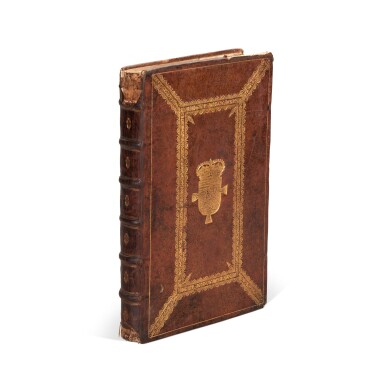 View full screen - View 1 of Lot 247. Teniers | Theatrum pictorium, Brussels, 1660, contemporary calf with the arms of Archduke Leopold Wilhelm.