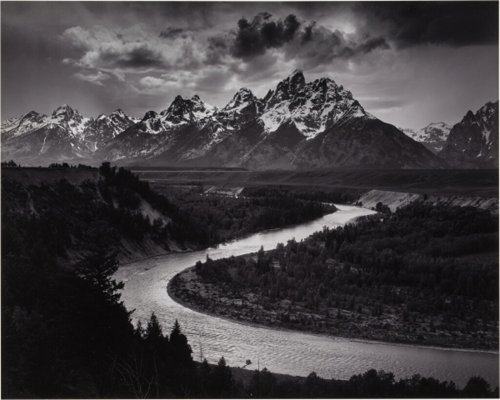 View full screen - View 1 of Lot 46. The Tetons and The Snake River, Grand Teton National Park, Wyoming.