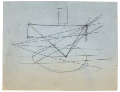 View full screen - View 1 of Lot 7. Projet de sculpture - recto & verso.