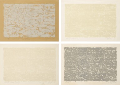 View full screen - View 1 of Lot 16. JASPER JOHNS | FLAG I, FLAG II AND FLAG III: FOUR PRINTS.