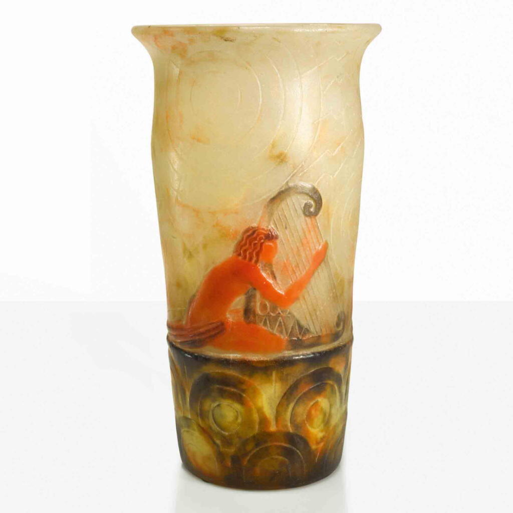 View full screen - View 1 of Lot 60. "Musiciens Grecs" Vase.