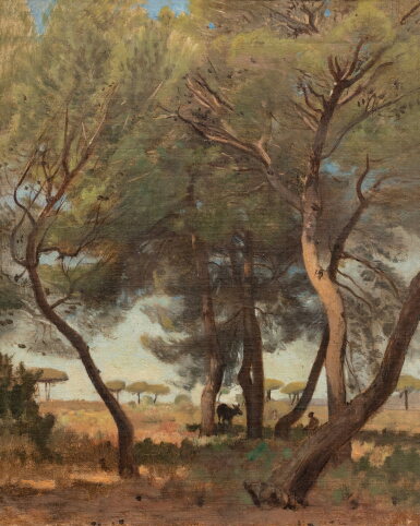 View full screen - View 1 of Lot 175. Pine Trees | Sous les pins.