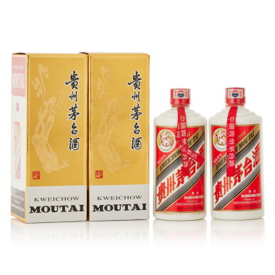View full screen - View 1 of Lot 9810. 2004年產"飛天牌" 貴州茅台酒 Kweichow Flying Fairy Moutai 2004 (2 BT50).
