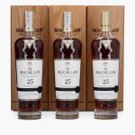 The Macallan 25 Year Old Sherry Oak 43.0 abv NV (3 Bottles 70cl)