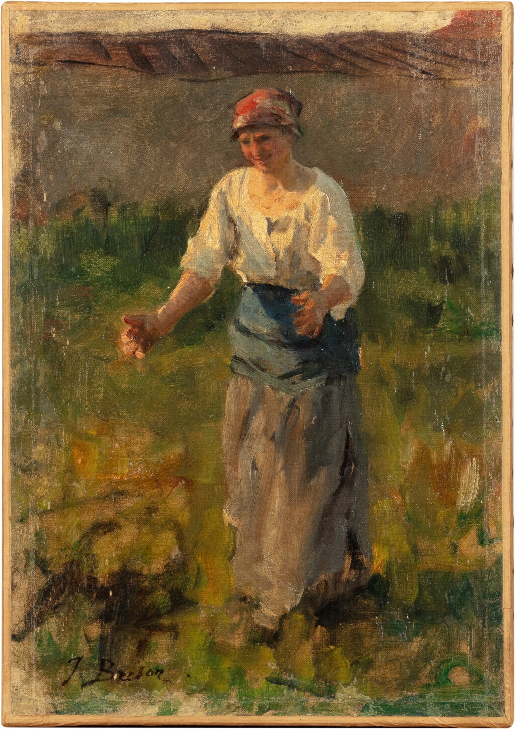View full screen - View 1 of Lot 225. Study for Le Dernier Rayon | Etude pour Le Dernier Rayon.