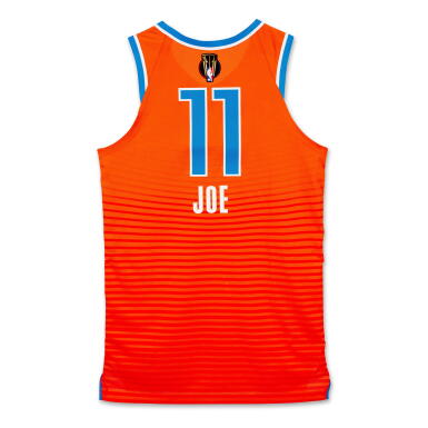 View full screen - View 1 of Lot 31. Isaiah Joe Oklahoma City Thunder 2024-2025 Emirates NBA Cup Finals Game Worn Statement Edition Jersey | Matched to 2 Games.
