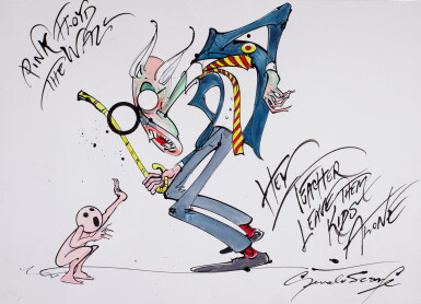 View full screen - View 1 of Lot 216. Pink Floyd – The Wall | The Teacher - Leave Them Kids Alone.