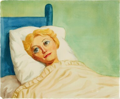 View full screen - View 1 of Lot 452. Girl in Bed.