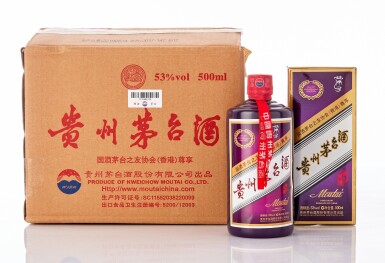 View full screen - View 1 of Lot 6312. 2017年產貴州茅台香港之友協會專用茅台酒 (紫茅) (原箱) Kweichow Moutai HK Friends Of Moutai Special Edition 2017 (6 BT50).