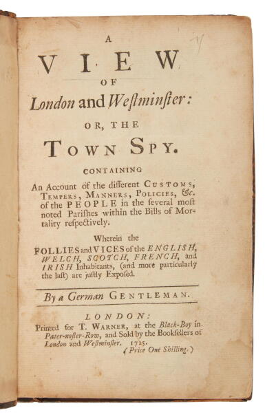 View full screen - View 1 of Lot 425. (London Society, High and Low) | London social mores both high and low.