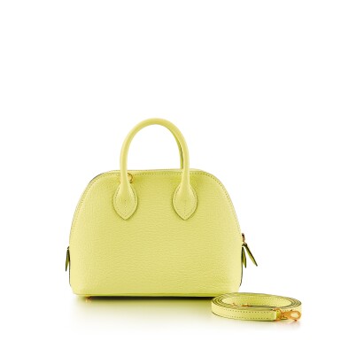 View full screen - View 1 of Lot 8335. Jaune Bourgeon Chevre Mysore Mini Bolide 1923 Gold Hardware, 2021.