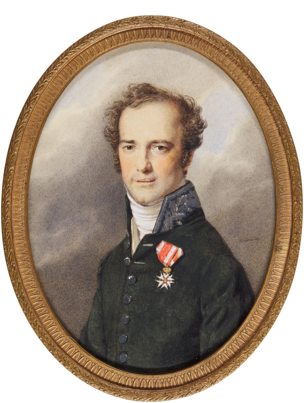 View full screen - View 1 of Lot 375. Portrait of Count Erwin Franz Ludwig Berhard Ernst von Neipperg (1813-1897), circa 1825.