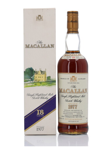 View full screen - View 1 of Lot 11. The Macallan 18 Year Old Sherry Oak 43.0 abv 1977 (1 Bottle 75cl).
