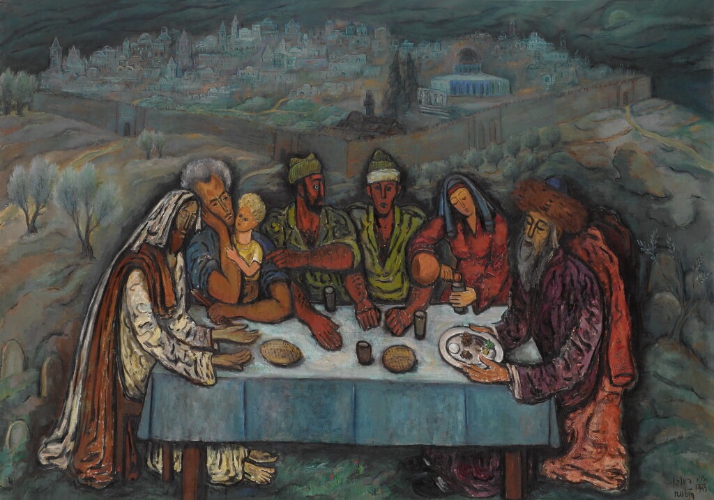 View full screen - View 1 of Lot 30. Seder Scene.