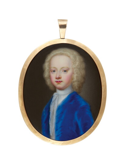View full screen - View 1 of Lot 147. CHRISTIAN FRIEDRICH ZINCKE | Portrait of a boy, traditionally identifed as either Thomas (1707-1740) or John Frederick (1708-1783), circa 1715.