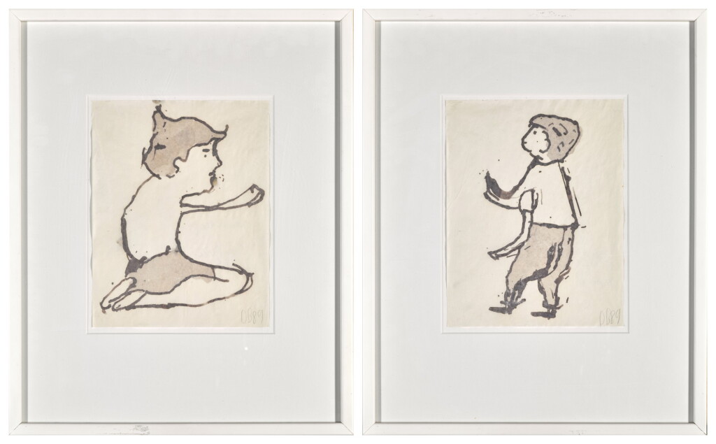 View full screen - View 1 of Lot 68. DONALD BAECHLER | UNTITLED (TWO WORKS).