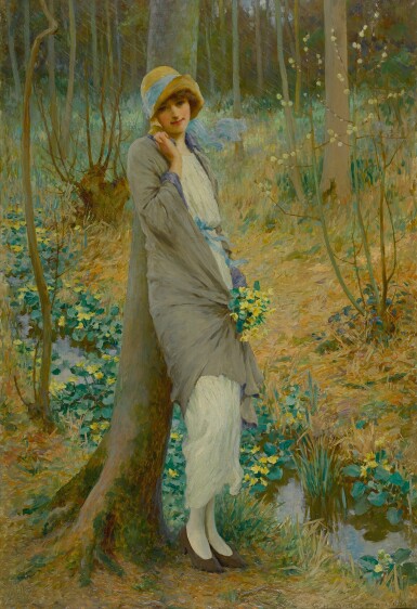 View full screen - View 1 of Lot 90. WILLIAM HENRY MARGETSON | MARSH MARIGOLDS.