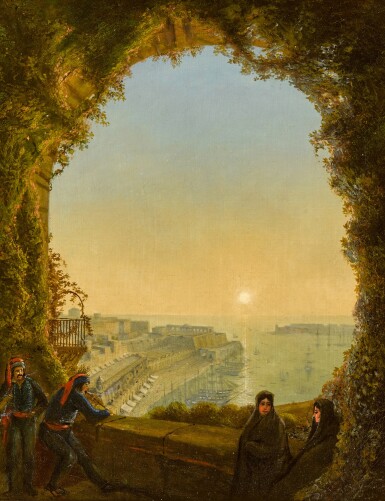 View full screen - View 1 of Lot 124. Malta, a view of Valletta.