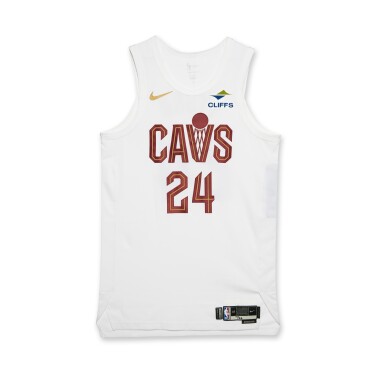 View full screen - View 1 of Lot 180. Jaylon Tyson Cleveland Cavaliers 2024-2025 Game Worn Association Edition Jersey | 3rd Career Game.