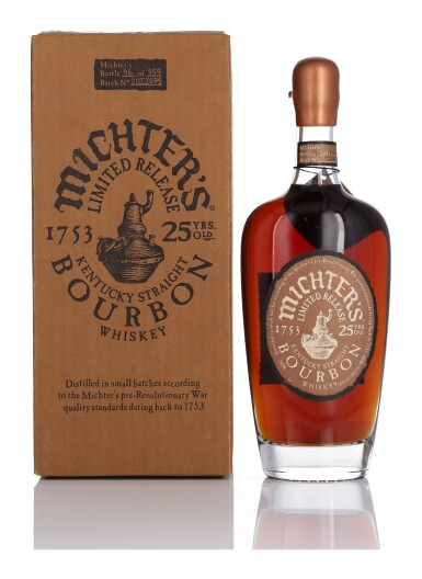 View full screen - View 1 of Lot 174. Michter's Small Batch Bourbon 25 Year Old 116.2 Proof NV (1 BT 75cl).