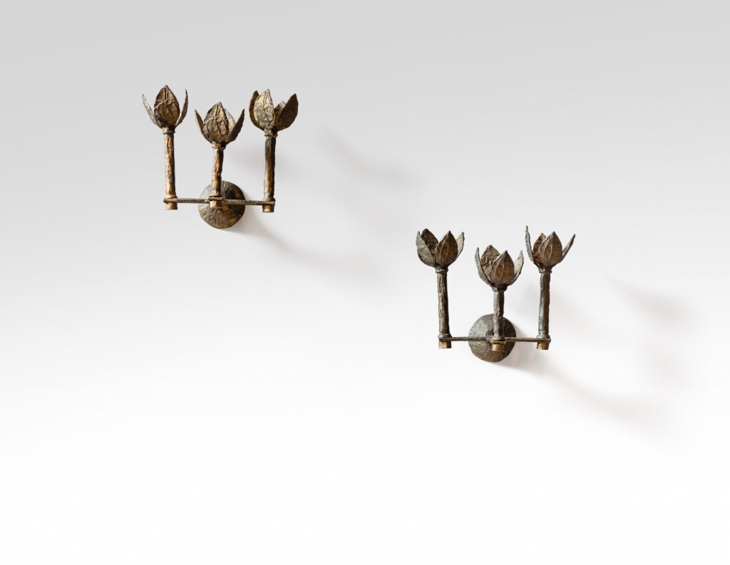 View full screen - View 1 of Lot 138. Pair of sconces.