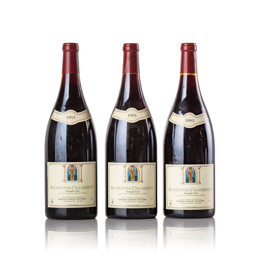 View full screen - View 1 of Lot 62. Ruchottes Chambertin 1993 Georges Mugneret (3 MAG).