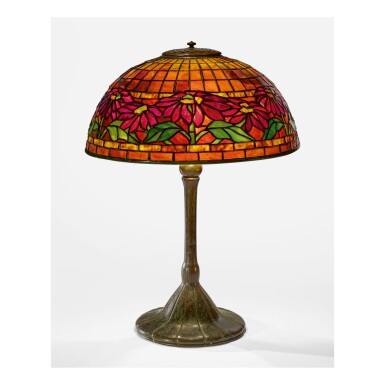 View full screen - View 1 of Lot 72. TIFFANY STUDIOS | "POINSETTIA" TABLE LAMP.