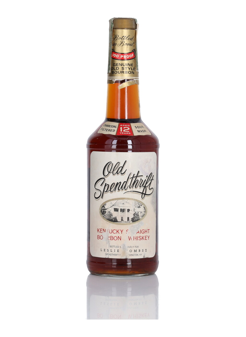 View full screen - View 1 of Lot 241. Old Spendthrift 12 Year Old Bottled In Bond 100 Proof NV (1 Bottle 75cl).