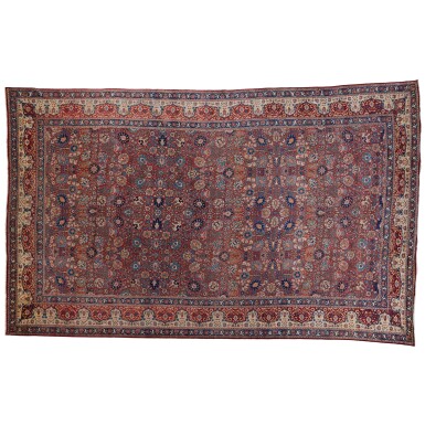 View full screen - View 1 of Lot 140. A Tabriz Carpet, Northwest Persia, Third Quarter 19th Century.