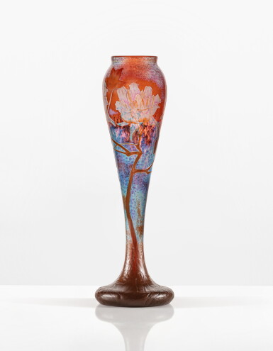 View full screen - View 1 of Lot 73. Fleurs de tulipier vase, circa 1900.