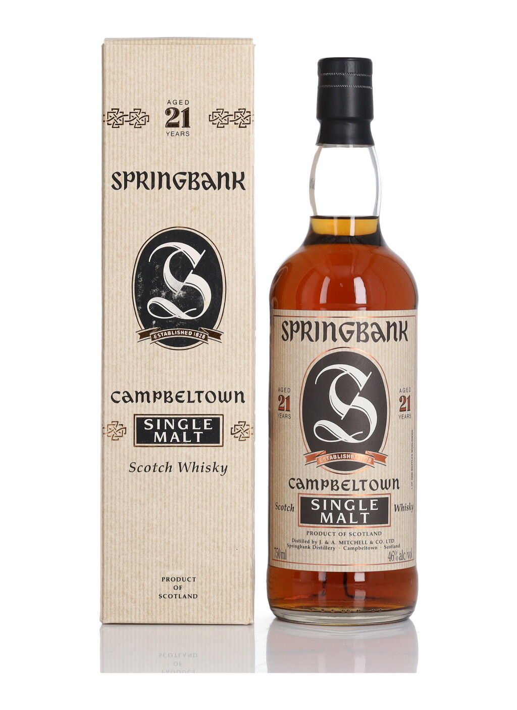 View full screen - View 1 of Lot 111. Springbank 21 Year Old 46.0 abv NV (1 Bottle 75cl).