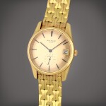 Retailed by Gübelin: Reference 3558 | A yellow gold bracelet watch with date | Circa 1971