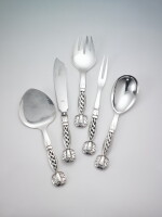 Set of Five Serving Utensils, Model No. 83