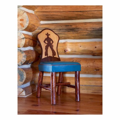 View full screen - View 1 of Lot 207. THOMAS MOLESWORTH | KEYHOLE CHAIR.