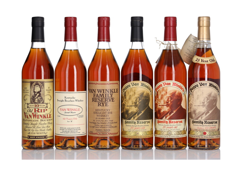 View full screen - View 1 of Lot 74. Pappy Van Winkle Vertical NV (6 BT 75cl).