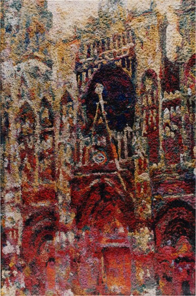 View full screen - View 1 of Lot 287. Rouen Cathedral, Gray Day, after Claude Monet (from Pictures of Pigment).