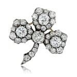 Diamond brooch/pendant, circa 1890