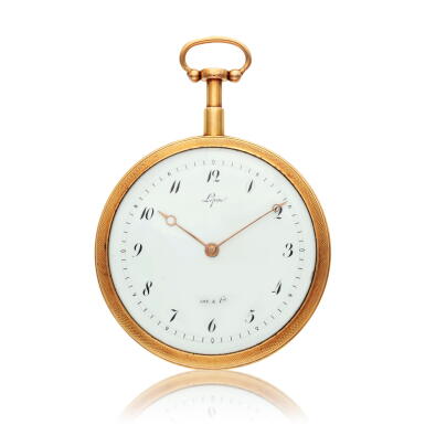 View full screen - View 1 of Lot 112. Invenit et Fecit, A yellow gold quarter repeating à toc key wound watch, Made in 1785.
