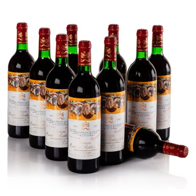 View full screen - View 1 of Lot 310. Château Mouton Rothschild 1987 (10 BT).