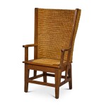 An oak and oat straw Orkney armchair, Kirkwall, second quarter 20th century