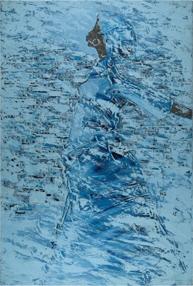 View full screen - View 1 of Lot 33. Lady in Blue.